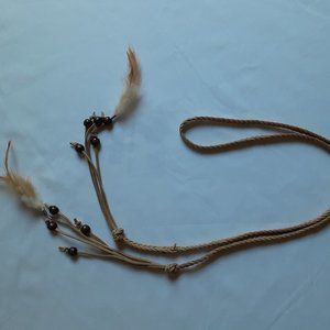 Juniors Braided Feathery Belt